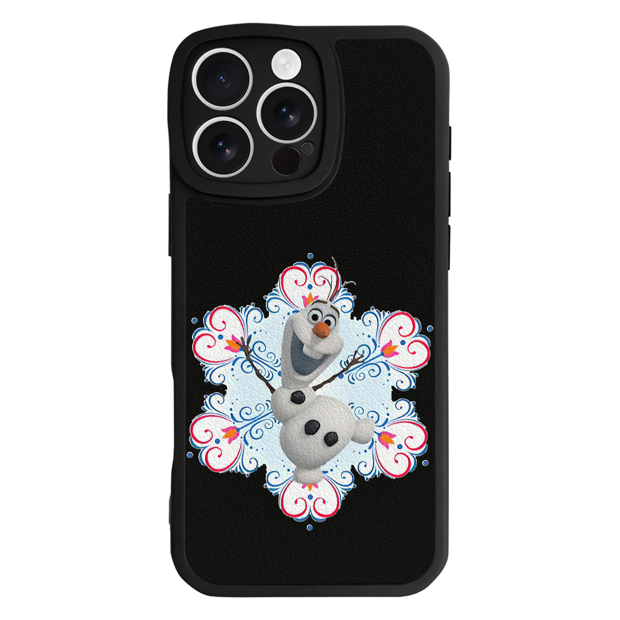 （画像用） アナと雪の女王 アンナ エルサ Frozen Anna Elsa 【iPhone 16シリーズ対応】シリコンスマホケース（レザー調） 材質：シリコン